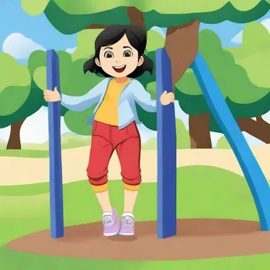 Why did the ayah go to the playground? To exercise her nursery rhymes!
