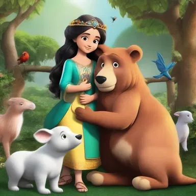 In the enchanted kingdom, the magical ayahs had the ability to communicate with animals and protect children from harm.