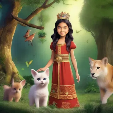 In the enchanted kingdom, the magical ayahs had the ability to communicate with animals and protect children from harm.