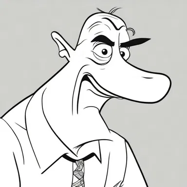 In the cartoon, the character's nose would visibly twitch whenever something redolent was nearby, adding a humorous touch.