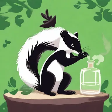 Why did the skunk become a perfumer? Because it was redolent with talent for creating unforgettable scents that left everyone in fragrant awe!