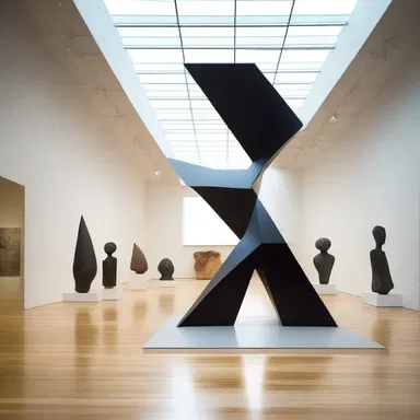 The modern art museum teems in with avant-garde sculptures and innovative interior designs.