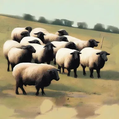 In the biblical parable, the black sheep represents the individual who strays from the righteous path and is in need of redemption.