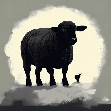 The novel explores the complex character of the black sheep, highlighting his rebellious nature and his continuous struggle against societal norms.