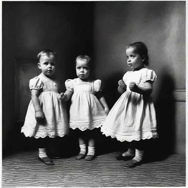 The baby-sitter realized too late that the children she was caring for were actually possessed by evil spirits.