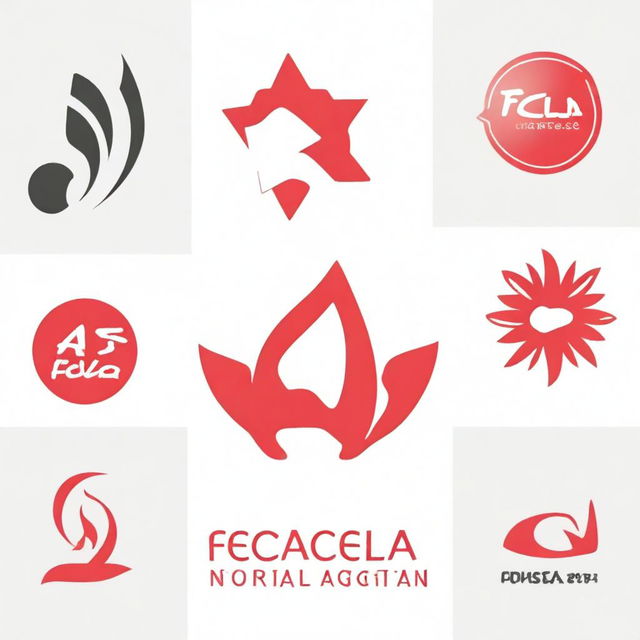 An image showcasing a variety of high-quality, digital art concepts for FCCLA logos