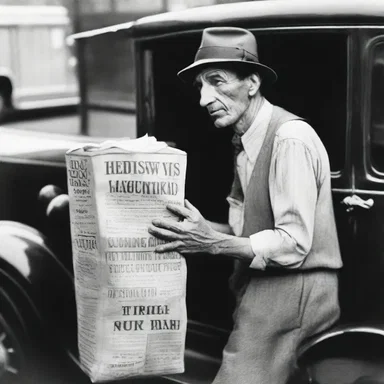 During the Great Depression, many taximen struggled to make a living due to economic hardships.