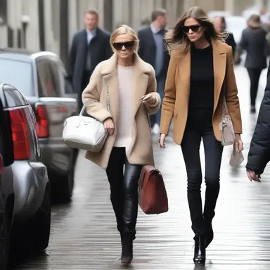 The style icon walked off with the designer handbag without paying for it.