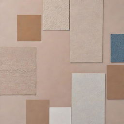 Create a moodboard featuring various surface design techniques, showcasing an array of materials, patterns, textures and colours.