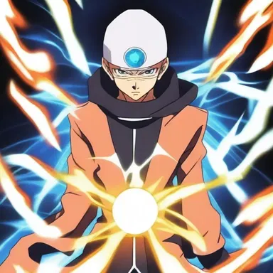 The protagonist in the anime series uses a unique purifier to eliminate negative energy from their surroundings.