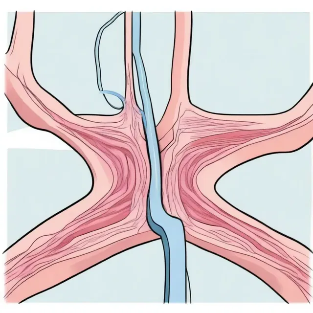 In the cartoon, the myoneural junction was depicted as a tiny bridge connecting the nerve fiber with the muscle, illustrating the process of muscle contraction.