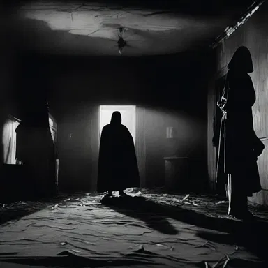 The combination of eerie music and suspenseful lighting in the horror film created a synergistic experience, heightening the audience's fear.