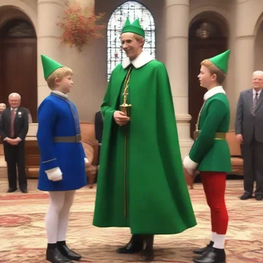 The well-mannered elf prince greeted the visiting dignitaries with grace and courtesy, setting a positive example for his kingdom.