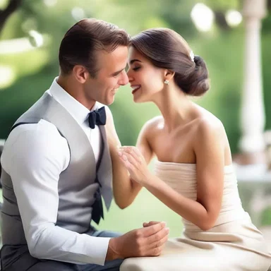 The well-mannered gentleman swept his beloved off her feet with his thoughtful gestures and polite manners.