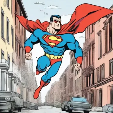 In the comic strip, the superhero was depicted wearing a haik, flowing behind him as he flew through the city.