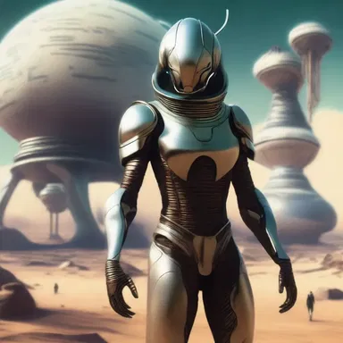 In the futuristic novel, the characters from another planet were described wearing haiks as a symbol of their cultural identity.