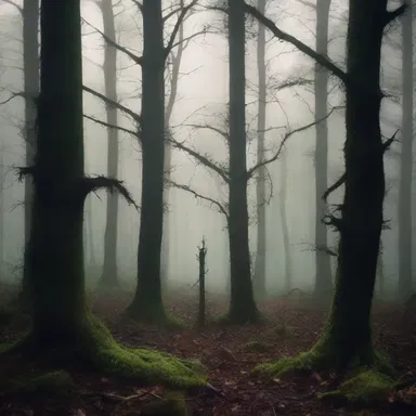 In the dark forest, she stumbled upon a group of inchworms crawling silently towards her. Fear filled her as she realized they were not ordinary creatures.