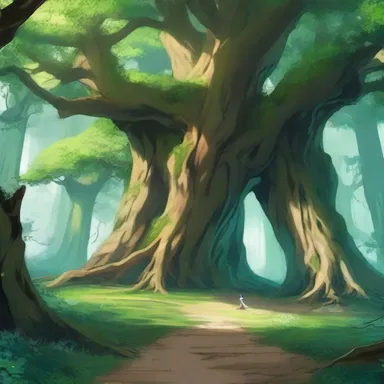 In the fantasy anime, the enchanted forest was protected by ancient sandarac trees.