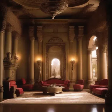 The director used sandarac in the set design to create an authentic and luxurious atmosphere in the movie.