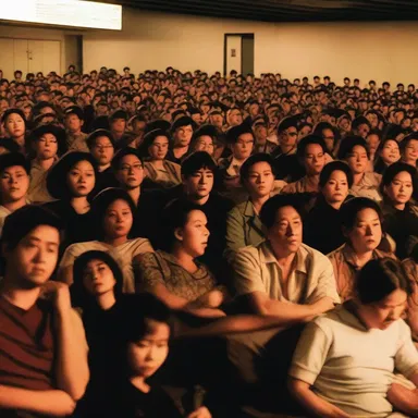 The audience left the late-night screening feeling logy from the intense action sequences in the movie.
