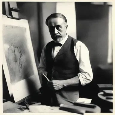 The artist worked tirelessly for days without rest, and by the end, he was logy and his creative inspiration dwindled.
