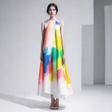 The designer incorporated column chromatography patterns into her fashion collection, creating a unique and artistic look.