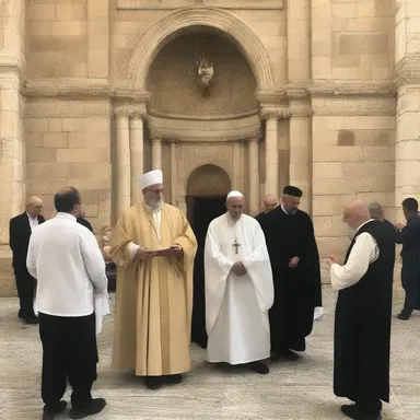 The church organized a low-cost pilgrimage for its members to visit the holy land.