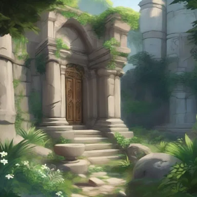 In the novel, the protagonist discovered a hidden garden filled with beautiful stonecress plants.