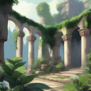 In the novel, the protagonist discovered a hidden garden filled with beautiful stonecress plants.