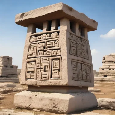 The stonecress symbolizes purity and hope in the religious rituals of this ancient civilization.