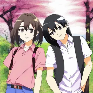 I enjoy both popular anime series equally.