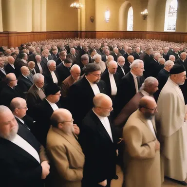 The congregation divided the resources equally among all members of the religious community.