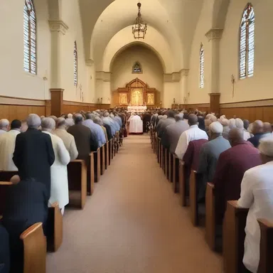 The congregation divided the resources equally among all members of the religious community.