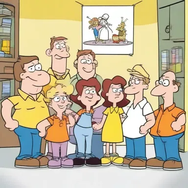 The characters in the cartoon show worked together in an endeavor to solve a mystery.