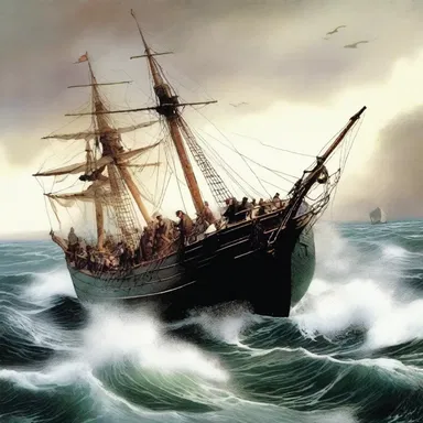 In the classic novel Moby-Dick, Captain Ahab's endeavor to hunt down the white whale becomes an obsession.