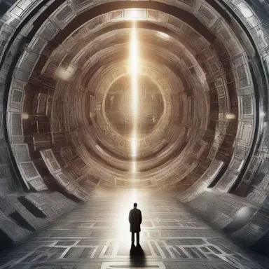 In the science fiction novel, the protagonist's endeavor to unlock the secrets of time travel leads to unforeseen consequences.