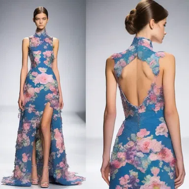 She endeavored to create a unique dress design that would stand out on the runway.