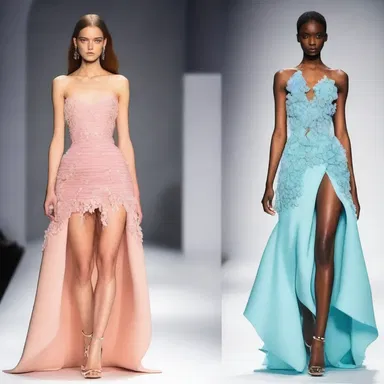 She endeavored to create a unique dress design that would stand out on the runway.