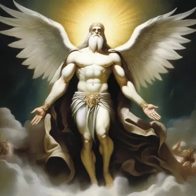 According to the myth, the god was able to resile and return to his divine form after being stretched or compressed by the evil forces.
