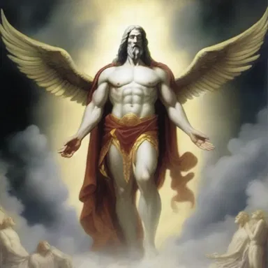 According to the myth, the god was able to resile and return to his divine form after being stretched or compressed by the evil forces.