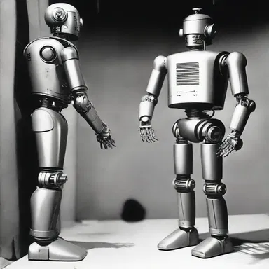 The robot in the science fiction novel was programmed to resile back into its original position when something bumped into it.