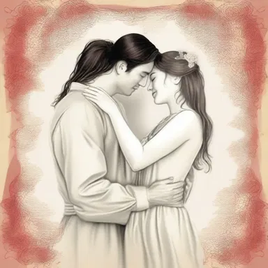 As the lovers embraced tightly, they felt their hearts resile with joy and happiness.