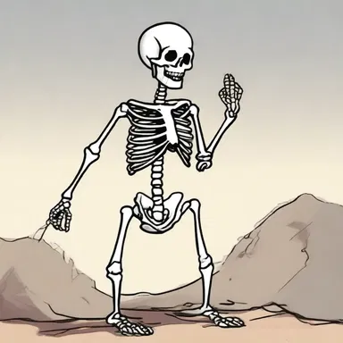 Why did the skeleton resile from his promise to attend the party? Because he had no guts!