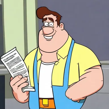 In the animated series, the character always finds a comical way to resile from his commitments.