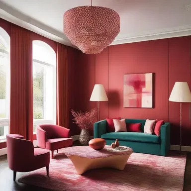 The carminative colors and patterns used in the interior design helped create a soothing and relaxing atmosphere.