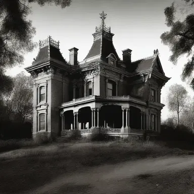 The old haunted mansion at the outskirts of Vanity Fair was the setting of a terrifying horror movie.