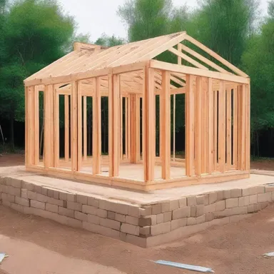 In the process of constructing a house, an intermediate is formed when the foundation is laid before the desired final structure is achieved.