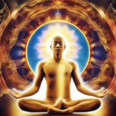In the journey towards enlightenment, a person may experience an intermediate state of spiritual awakening before reaching true enlightenment.
