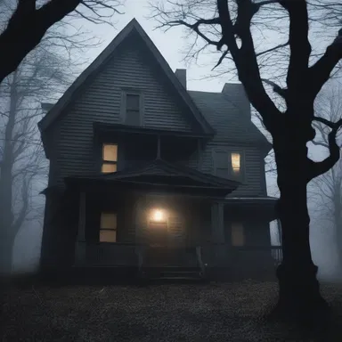 As the protagonist investigates the haunted house, they discover an intermediate entity that lurks in the shadows, a precursor to the ultimate supernatural horror that awaits them.