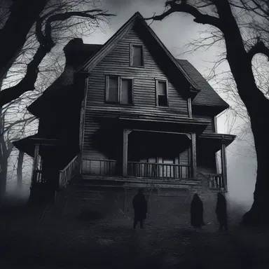 As the protagonist investigates the haunted house, they discover an intermediate entity that lurks in the shadows, a precursor to the ultimate supernatural horror that awaits them.